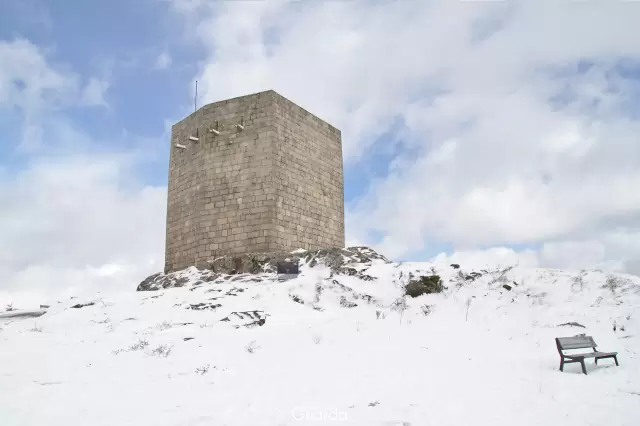 Torre de Menagem - Em dia de neve (foto de 2014)